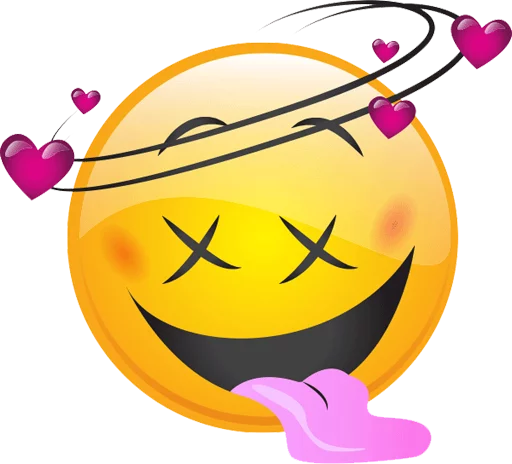 😍 Стикер «Open Smiles» для Telegram