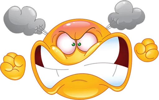 😡 Стикер «Open Smiles» для Telegram