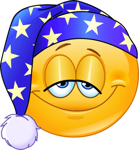 😴 Стикер «Open Smiles» для Telegram