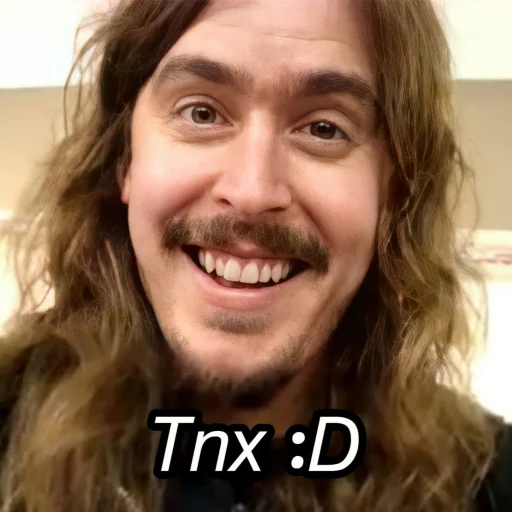 🙏 Стикер «Opeth» для Telegram