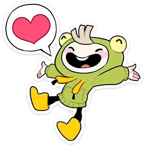 🥰 Стикер «Офелия» для Telegram