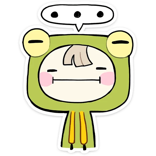 🫥 Стикер «Офелия» для Telegram