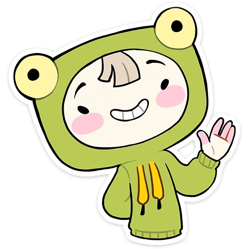 👋 Стикер «Офелия» для Telegram