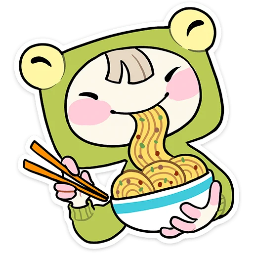 🍜 Стикер «Офелия» для Telegram