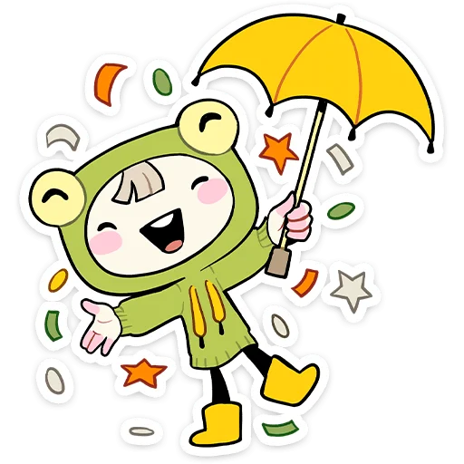 Стикерпак Офелия для Telegram