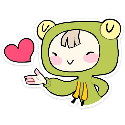 ❤ Стикер «Офелия» для Telegram