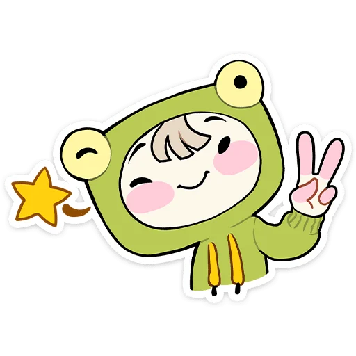 ✌ Стикер «Офелия» для Telegram