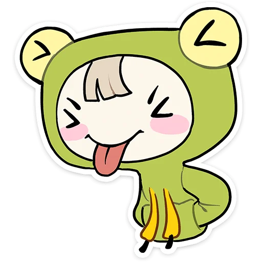 😝 Стикер «Офелия» для Telegram