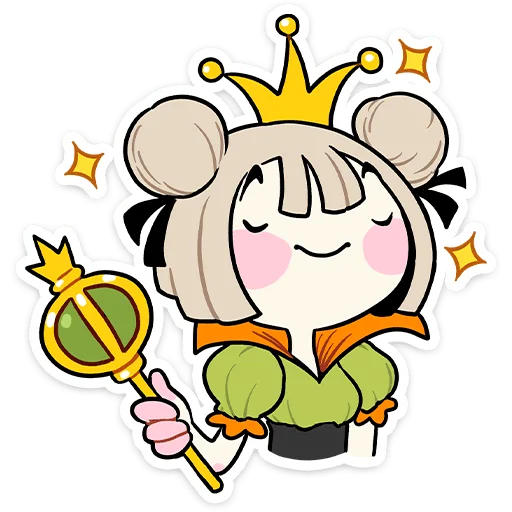 👸 Стикер «Офелия» для Telegram