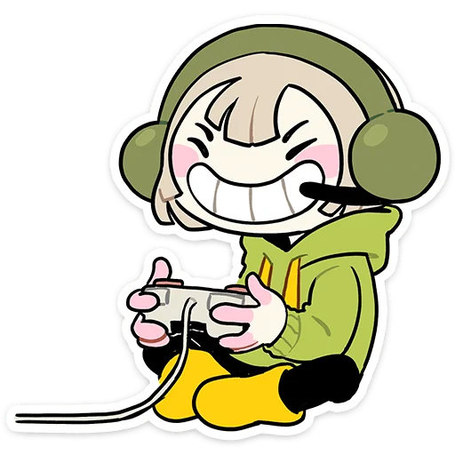🎮 Стикер «Офелия» для Telegram