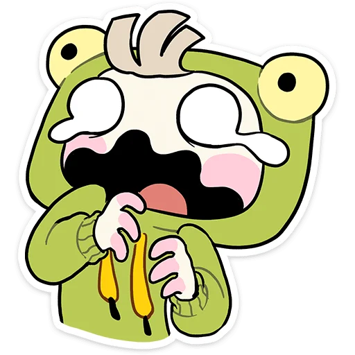 😨 Стикер «Офелия» для Telegram