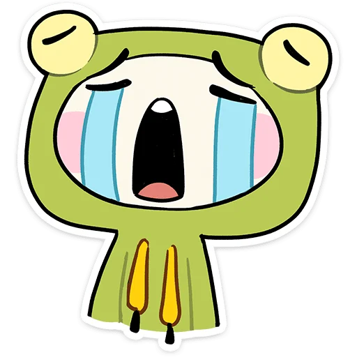 😭 Стикер «Офелия» для Telegram
