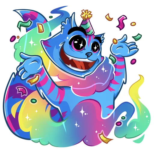 🥳 Стикер «Opium Cheshire cat» для Telegram