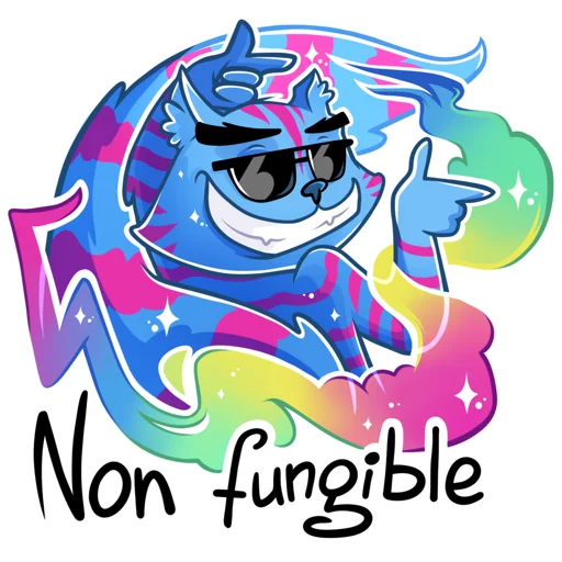 Стикерпак Opium Cheshire cat для Telegram