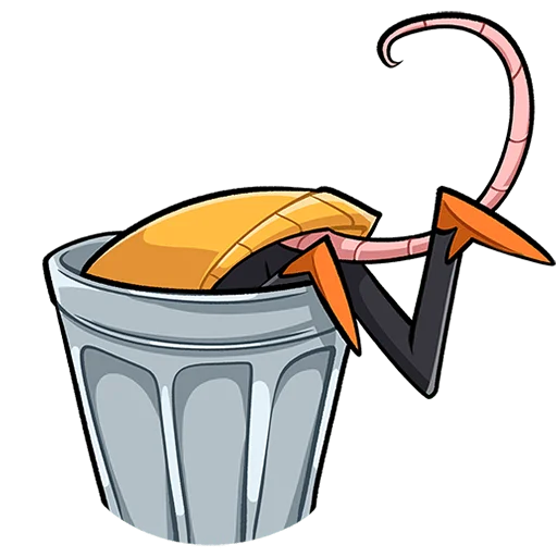 🗑 Стикер «Опоссум Чак Без Текста» для Telegram