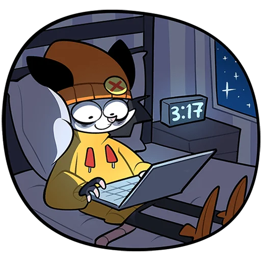💻 Стикер «Опоссум Чак Без Текста» для Telegram