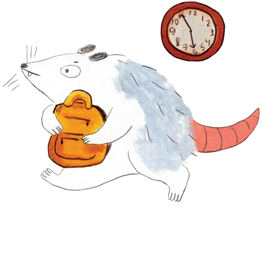 ⏰ Стикер «osier_forest_opossum» для Telegram