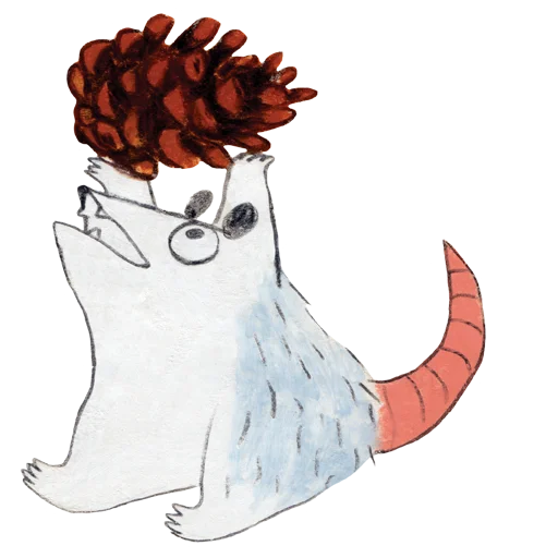 😄 Стикер «osier_forest_opossum» для Telegram