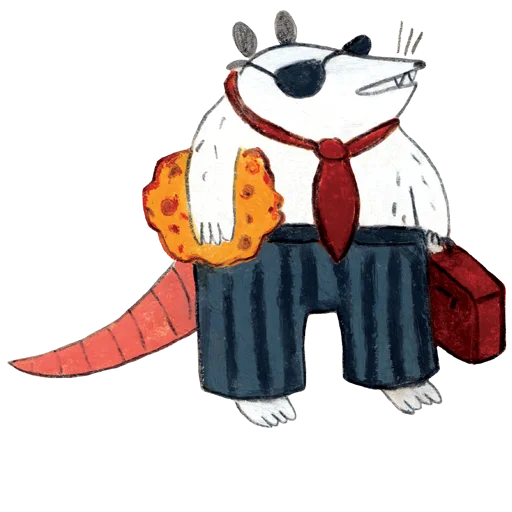 😎 Стикер «osier_forest_opossum» для Telegram
