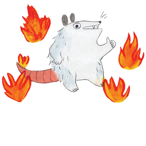 😀 Стикер «osier_forest_opossum» для Telegram