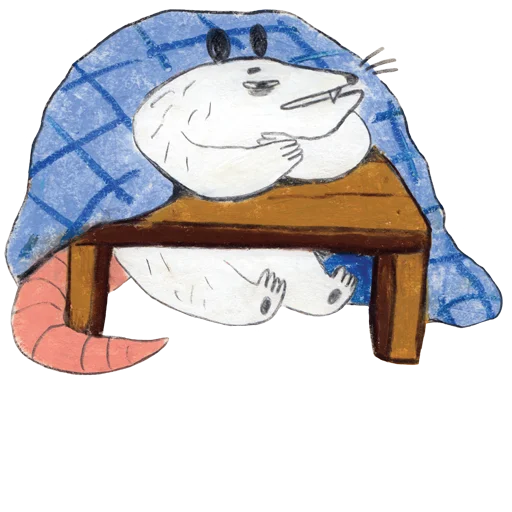 😴 Стикер «osier_forest_opossum» для Telegram