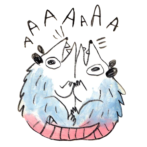 💛 Стикер «osier_forest_opossum» для Telegram
