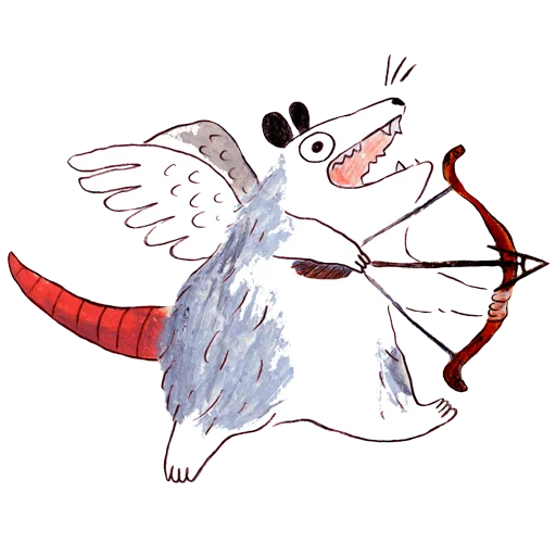 ❤️ Стикер «osier_forest_opossum» для Telegram
