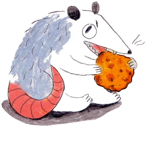😤 Стикер «osier_forest_opossum» для Telegram