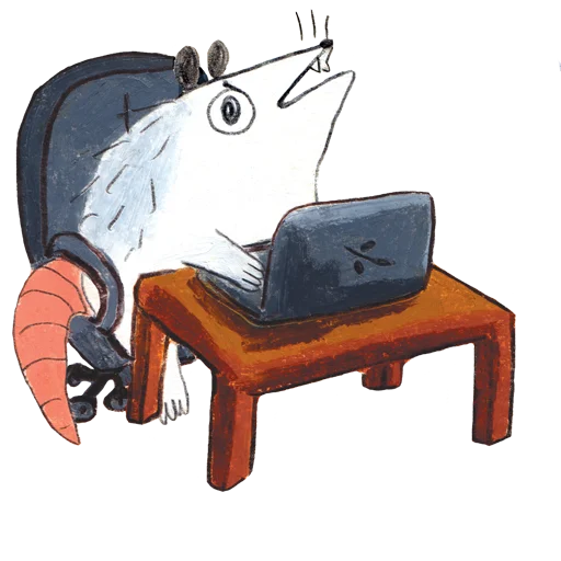 🙄 Стикер «osier_forest_opossum» для Telegram