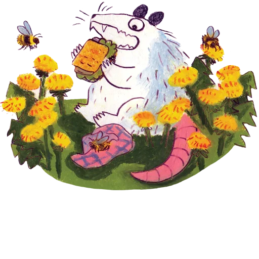 🌼 Стикер «osier_forest_opossum» для Telegram
