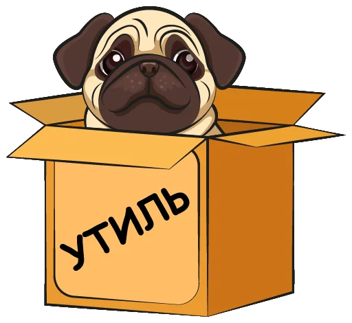 🫠 Стикер «Ops Mops» для Telegram