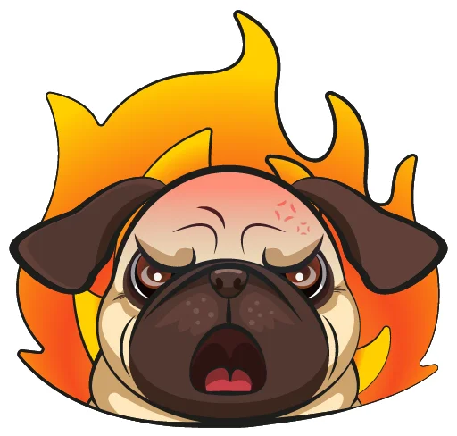 🤬 Стикер «Ops Mops» для Telegram