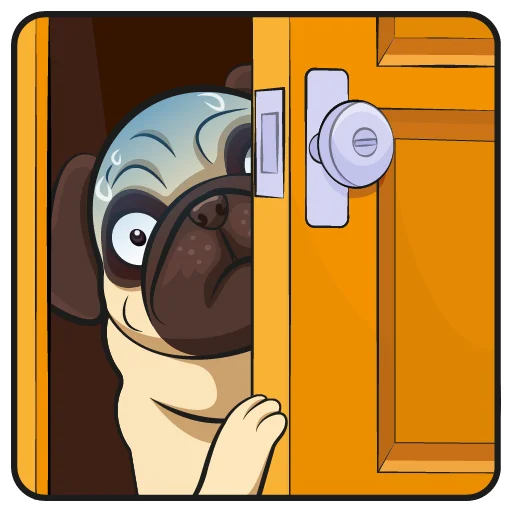 😳 Стикер «Ops Mops» для Telegram
