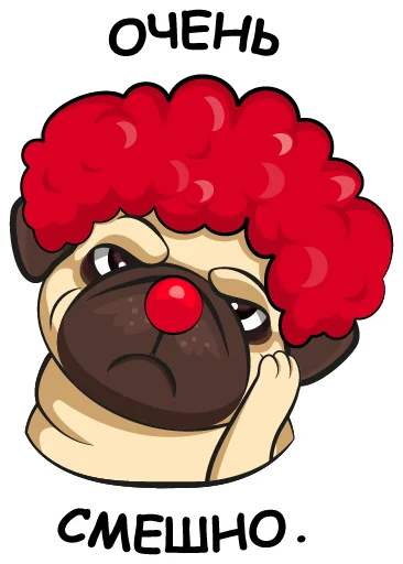 🗿 Стикер «Ops Mops» для Telegram