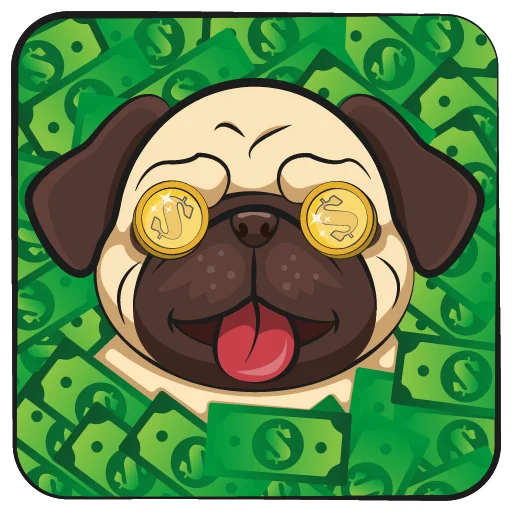🤑 Стикер «Ops Mops» для Telegram