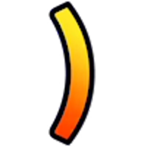 🧡 Эмодзи «Оранжевые буквы с анимированным градиентом» для Telegram