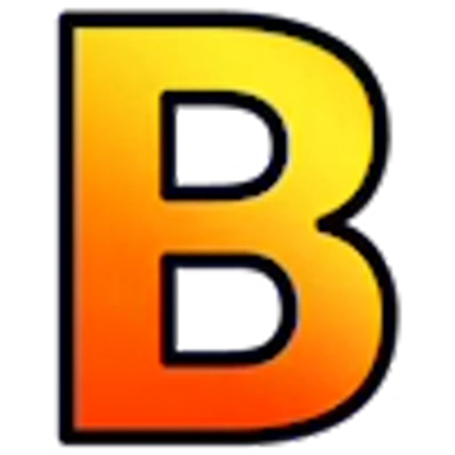 🧡 Эмодзи «Оранжевые буквы с анимированным градиентом» для Telegram