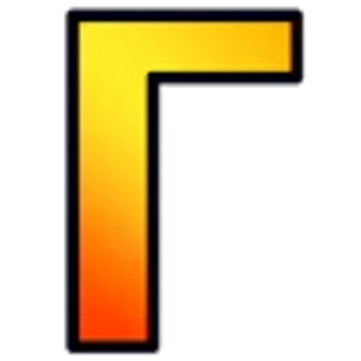 🧡 Эмодзи «Оранжевые буквы с анимированным градиентом» для Telegram