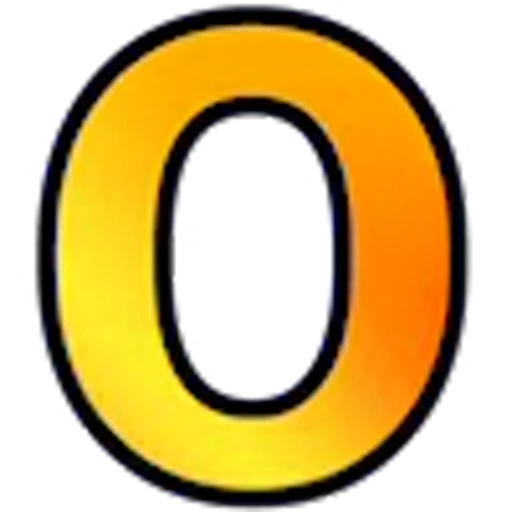 🧡 Эмодзи «Оранжевые буквы с анимированным градиентом» для Telegram