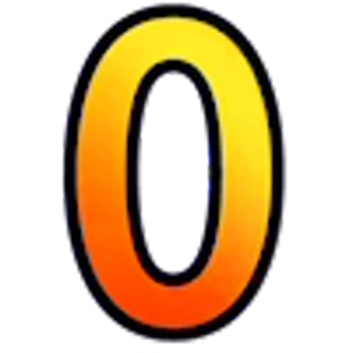 0️⃣ Эмодзи «Оранжевые буквы с анимированным градиентом» для Telegram