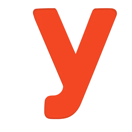Стикер 21 orange FONT