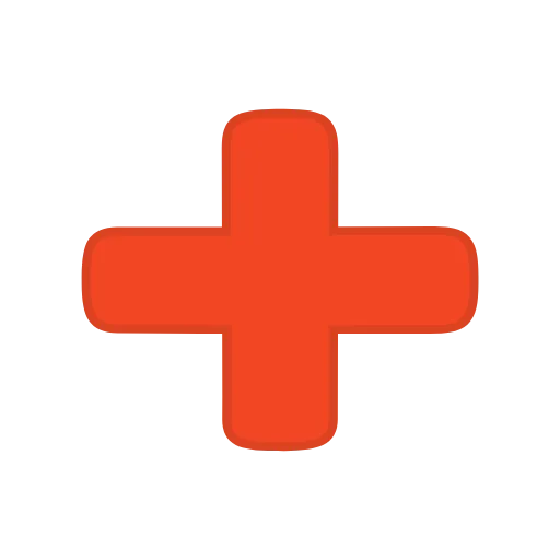 Стикер 51 orange FONT