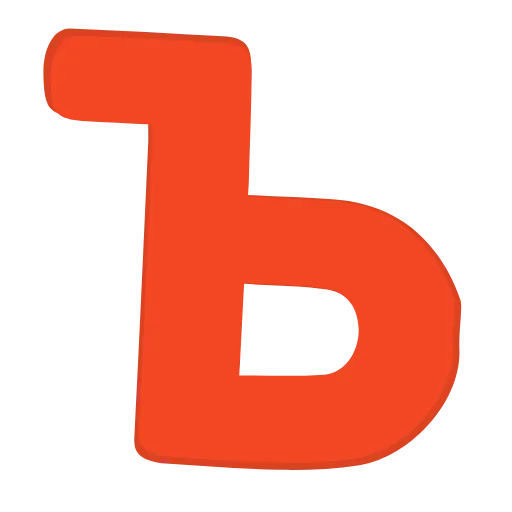 Стикер 28 orange FONT