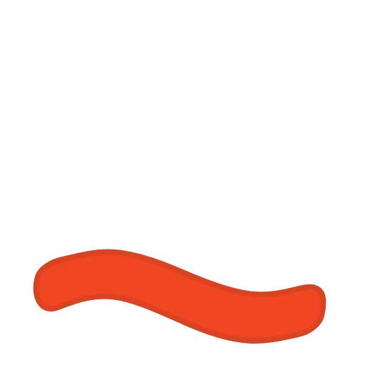 Стикер 53 orange FONT