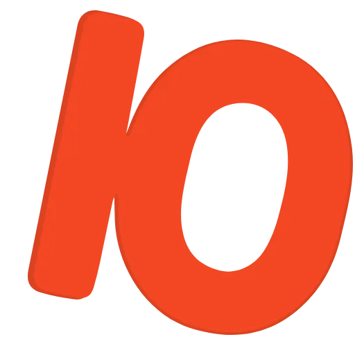 Стикер 32 orange FONT