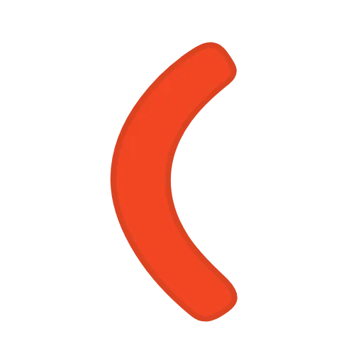 Стикер 57 orange FONT