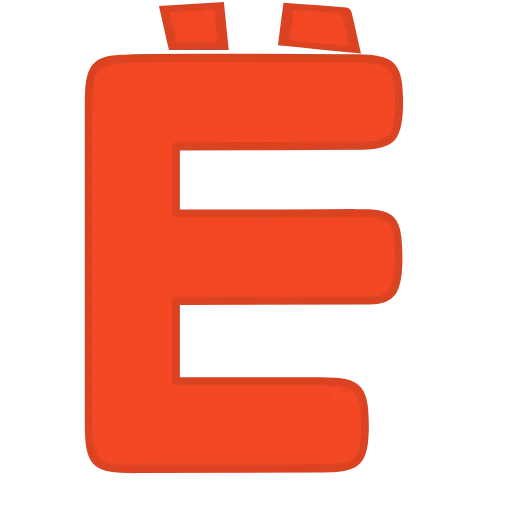 Стикер 7 orange FONT