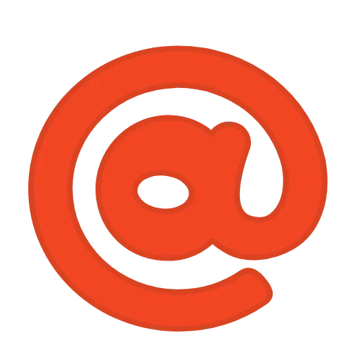 Стикер 54 orange FONT
