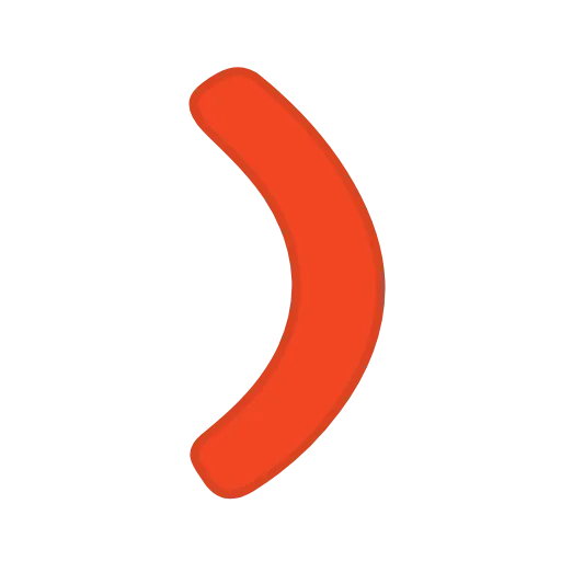 Стикер 58 orange FONT