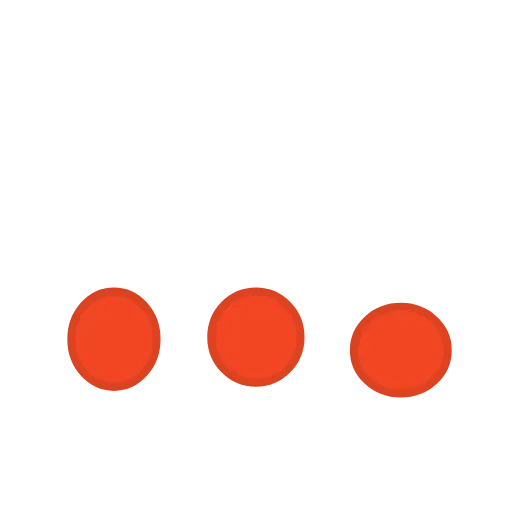 Стикер 35 orange FONT